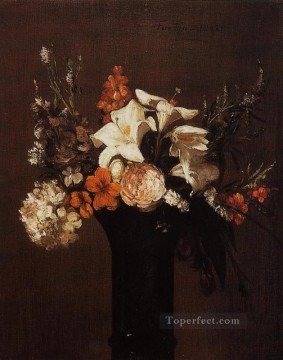 Flores6 pintor de flores Henri Fantin Latour Pinturas al óleo